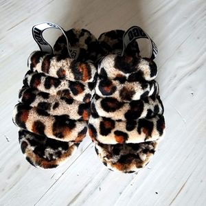Leopard UGG slippers